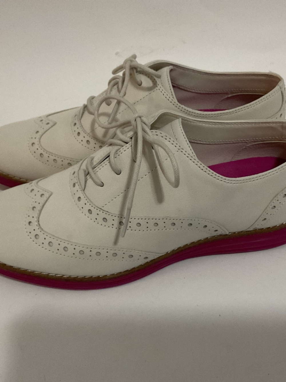 Women’s Cole Haan Original Grand Wingtip Oxford Lace-up Shoes,Size 8
